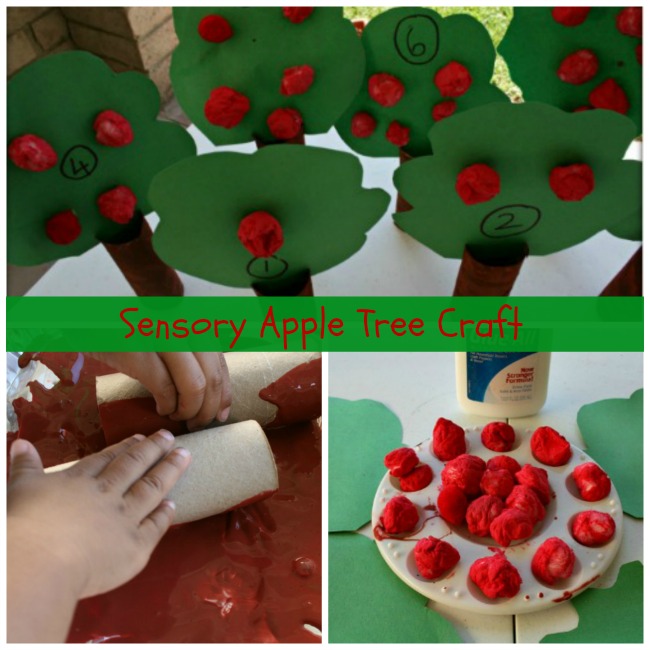 Build An Apple Tree (Preschool & Toddler Craft)