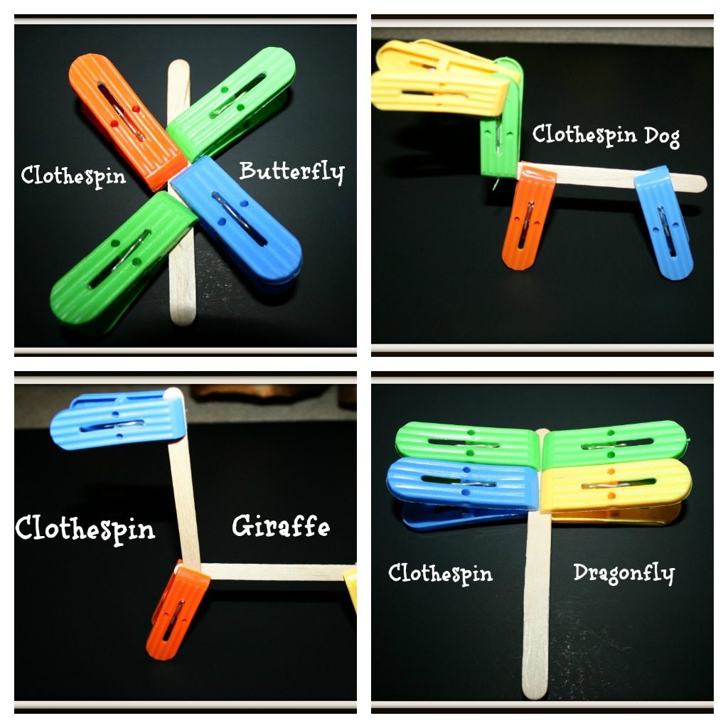 Easy Clothespin Animals