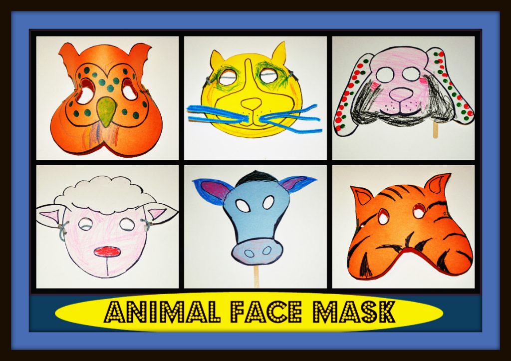 Make your own animal face mask