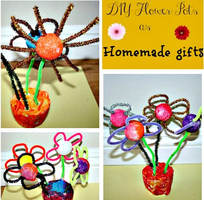 DIY flower pots – Homemade gifts
