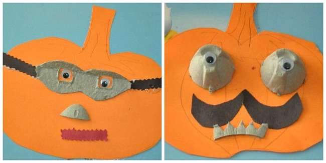 Halloween Crafts: Easy Halloween Pumpkin craft