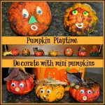 Halloween-crafts-mini pumpkin decoration