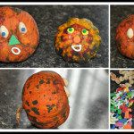Halloween-crafts-mini pumpkins