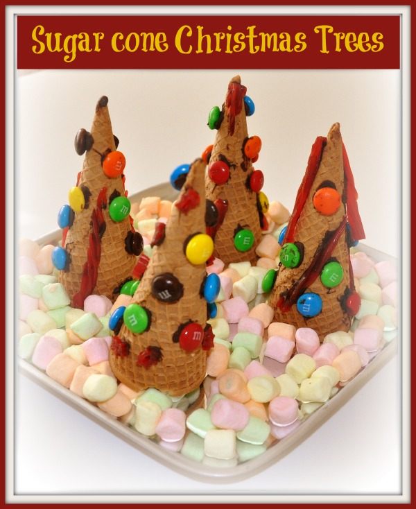 Christmas tree crafts : This one is edible