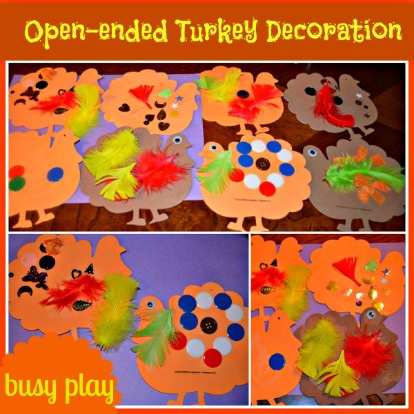 Thanksgiving crafts for kids :Thanksgiving craft with foam shapes