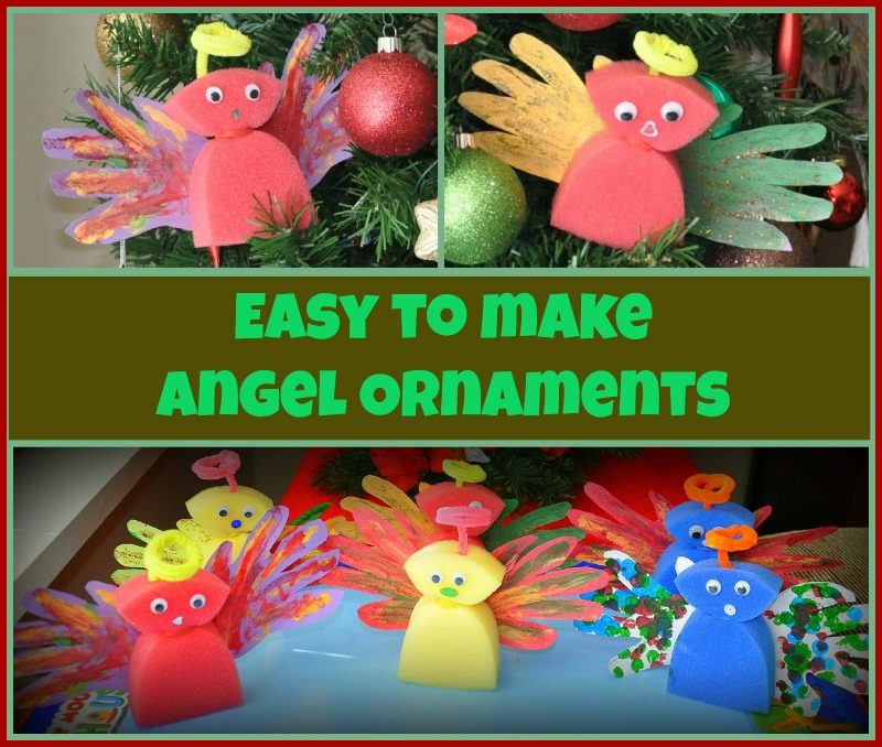 Christmas Crafts for Kids: Making Angel Ornaments