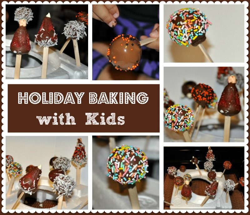 Holiday Baking with Kids – Cake pops !