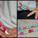 creating patterns with beads