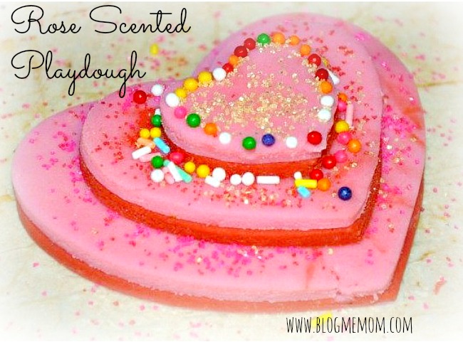 Valentine’s Day Activities for Kids: Rose Scented Playdough