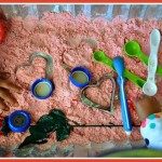 set up for valentines day sensory play activities