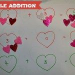 addition for preschoolers hands on valentine activities
