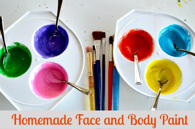 Homemade easy face paint recipe
