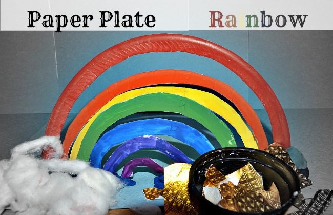 Plate Rainbow Craft