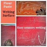 sensory preschool writing