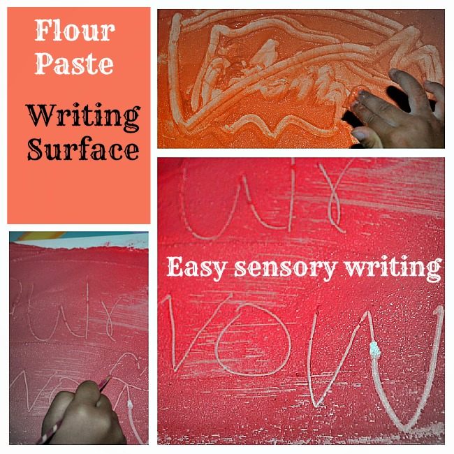 Sensory writing