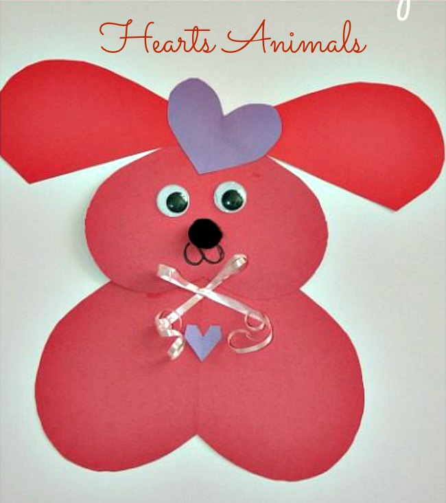 Valentine craft – Paper creatures