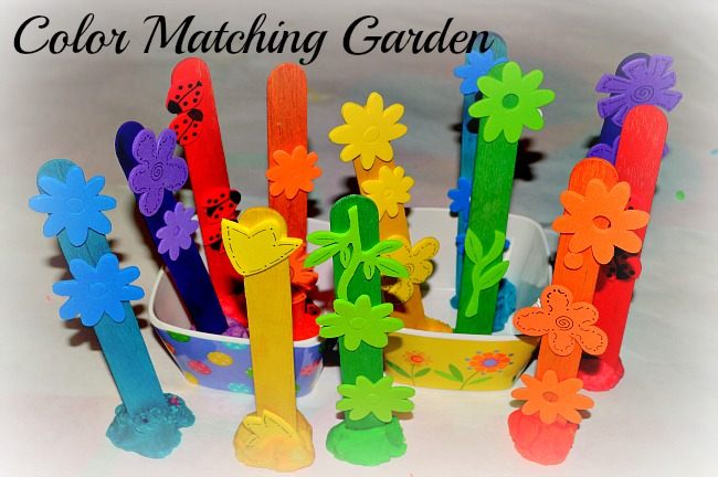 Spring Craft : Color Matching Garden
