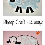 Sheep Craft done 2 ways with egg cartons from Kids Play Bix