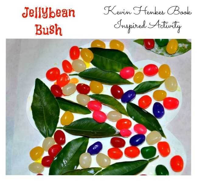 Spring Crafts : Jellybean Bush inspired by “My Garden” by Kevin Henkes