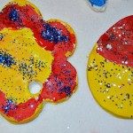 flower easter crafts with cornstarch clay