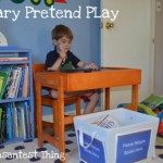 library pretend play