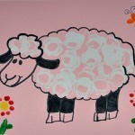 sheep art for spring