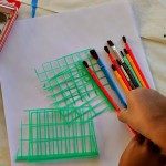art activity for kids with berry basket