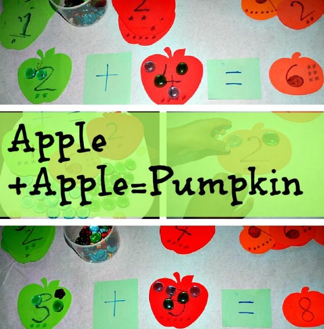 Addition activity for preschoolers