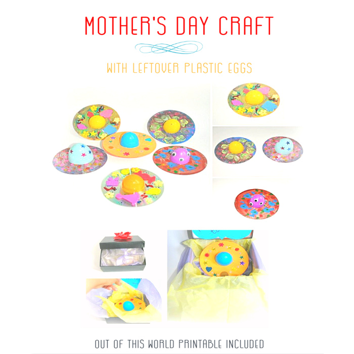 Mother’s Day Crafts : Upcycle a CD for an out of this world gift