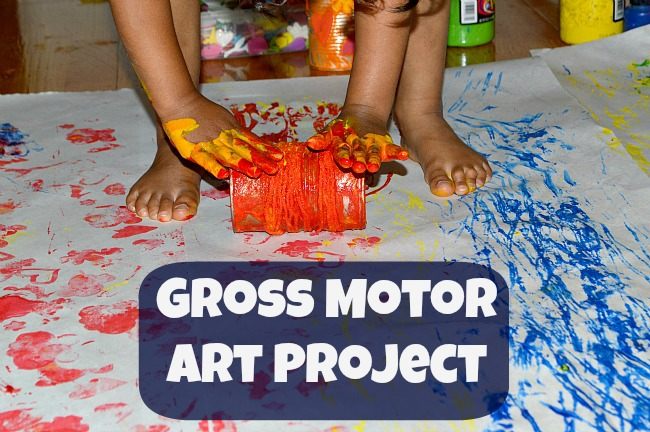 Gross Motor Art Activity