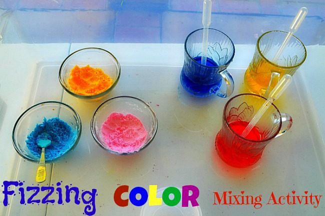 Color Mixing Art Activities For Kids - Little Bins for Little Hands