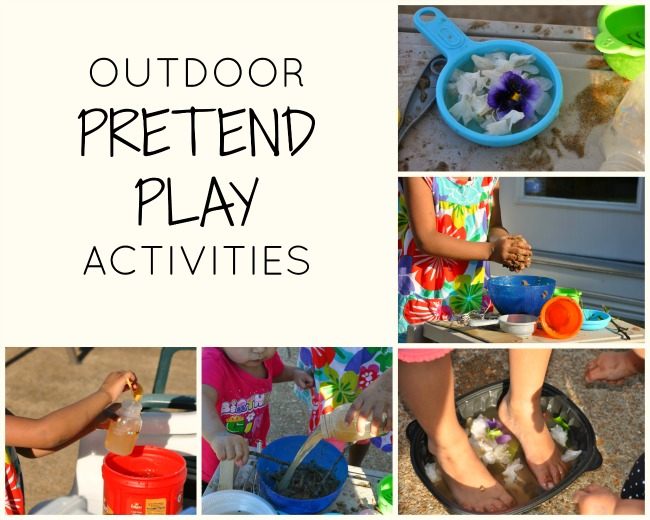 Outdoor Activities: Spa Pretend play