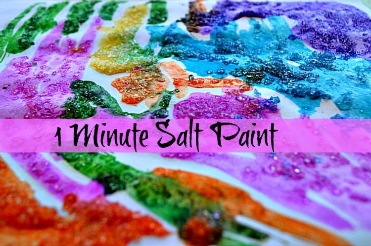 Art Activities: Epsom Salt Painting