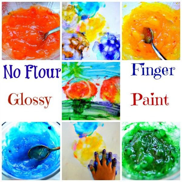 Homemade Edible Finger Paint