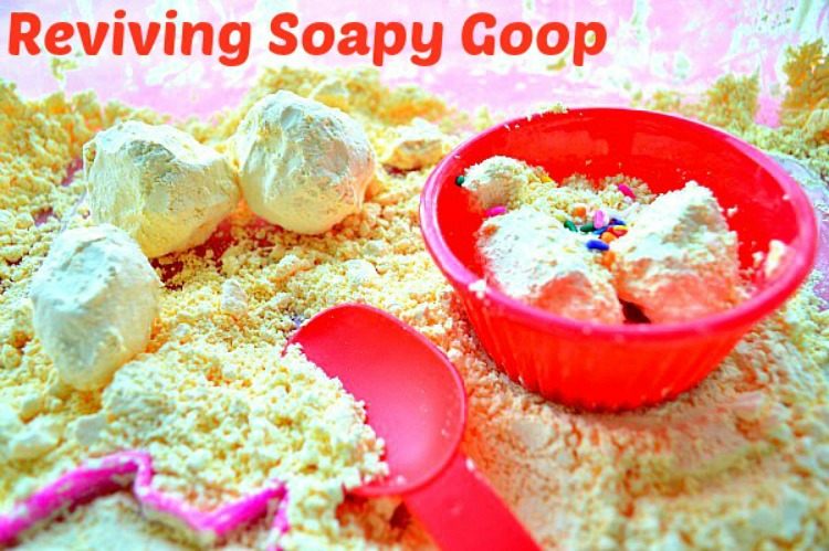 Sensory Activities: Reviving soapy goop