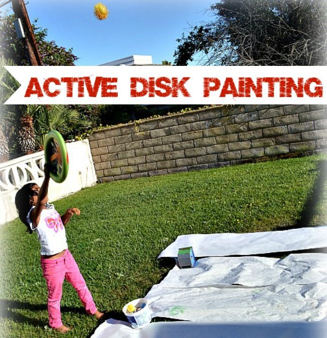 Art Activities: Active Disk Painting