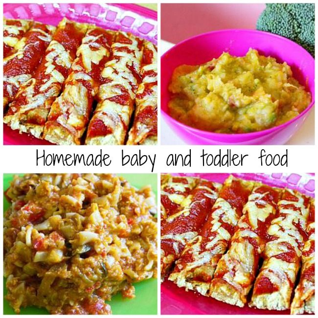 Homemade Baby Food and toddler meals recipes