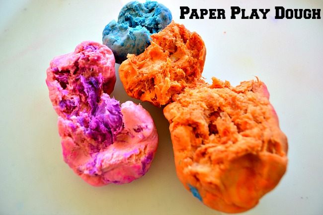 Play Dough Recipe: Paper Play Dough