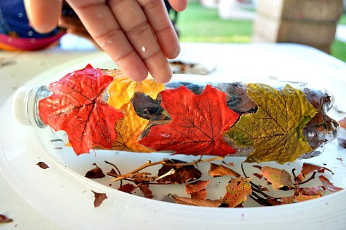 Fall crafts: Homemade fall maracas