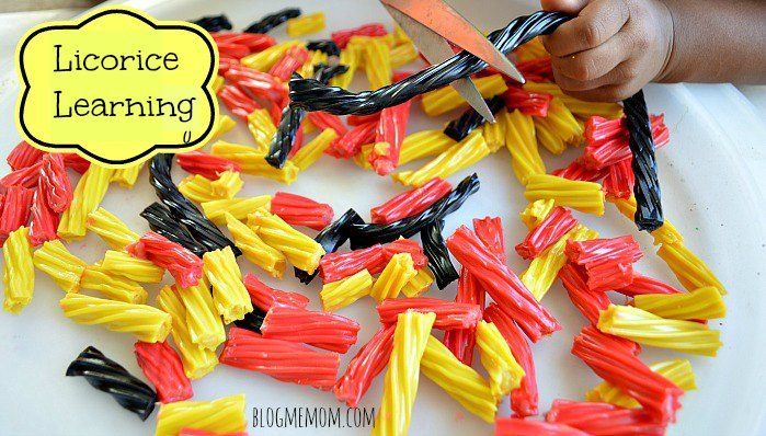 Fine Motor Activities : Learning with Licorice