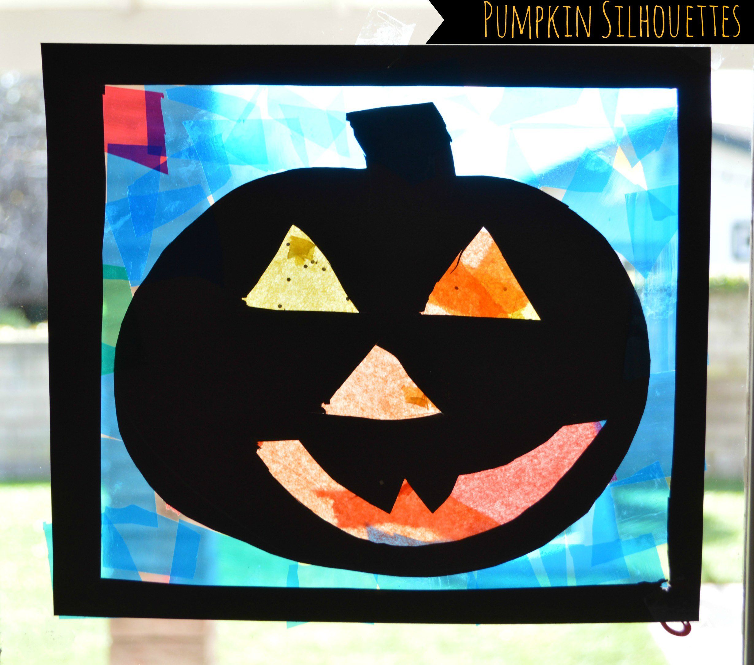 Pumpkin Crafts for Kids: Jack-O-Lanterns Silhouettes