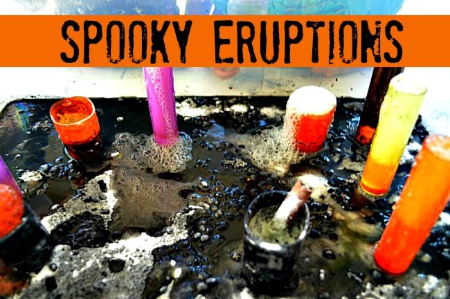 Halloween Sensory Activities : Spooky Eruptions