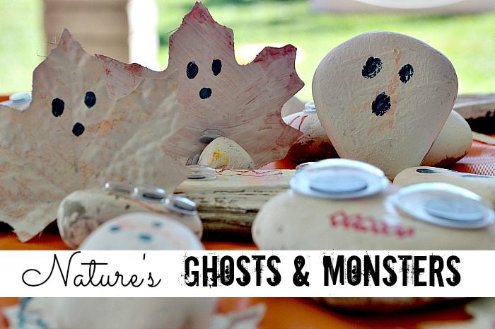 Halloween Crafts for Kids : Nature Ghosts