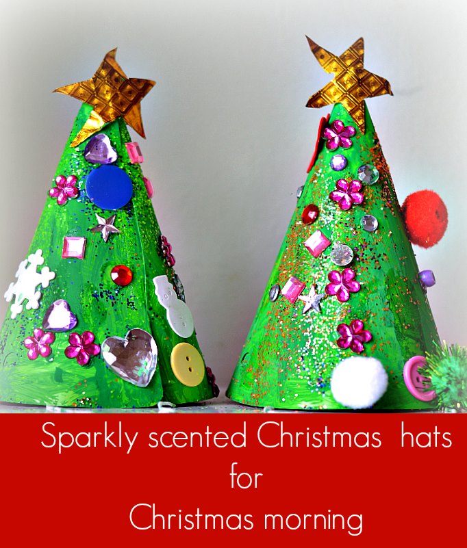 Christmas Crafts for Kids : Christmas Tree Hat Craft