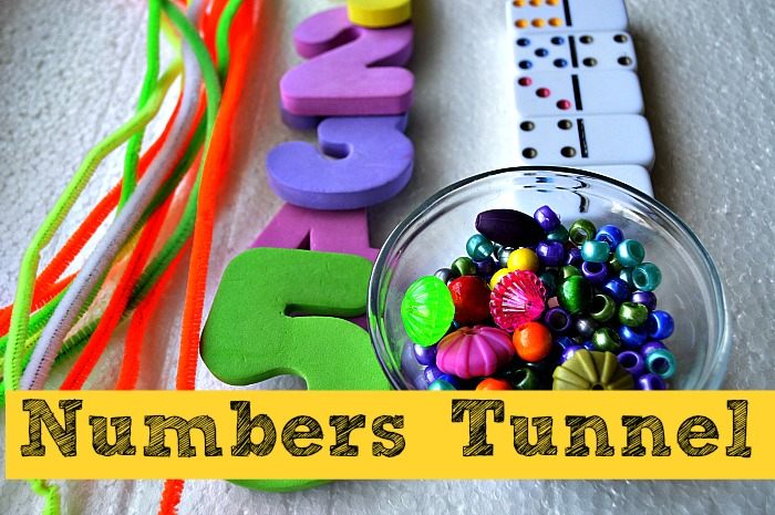 Number Activities for kids : Number Tunnel
