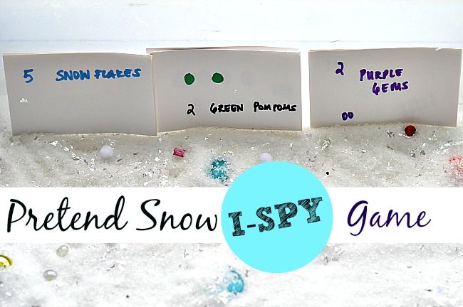 Winter Sensory Bin : I-Spy Sensory Game