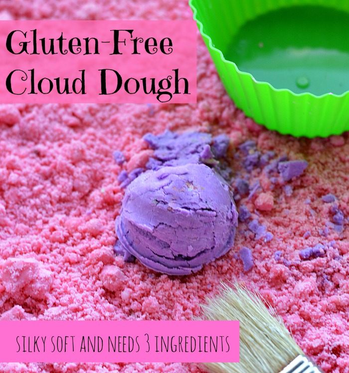 Homemade Cloud dough recipe : Gluten free cloud dough
