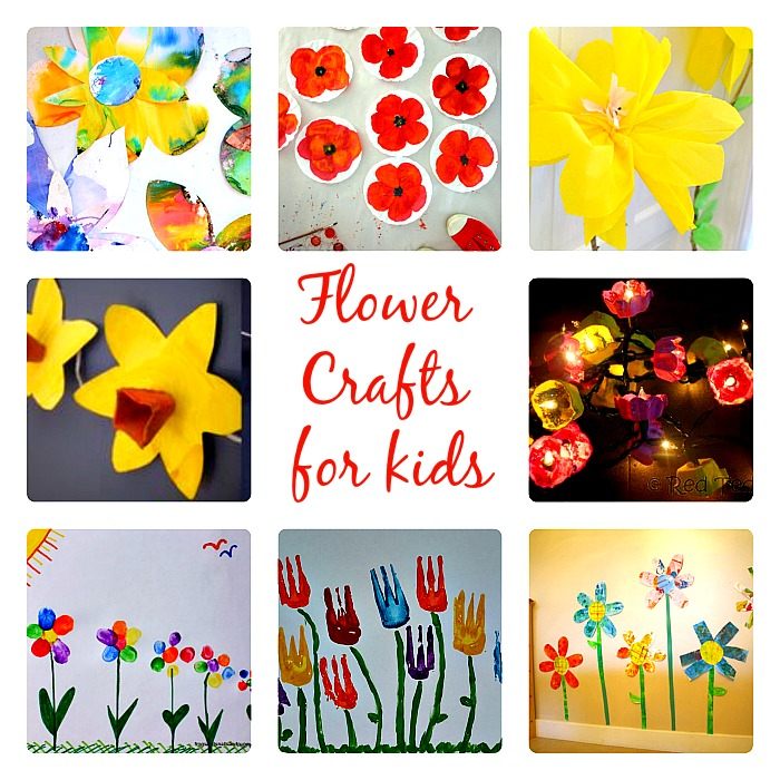 Flower Crafts and art for Kids