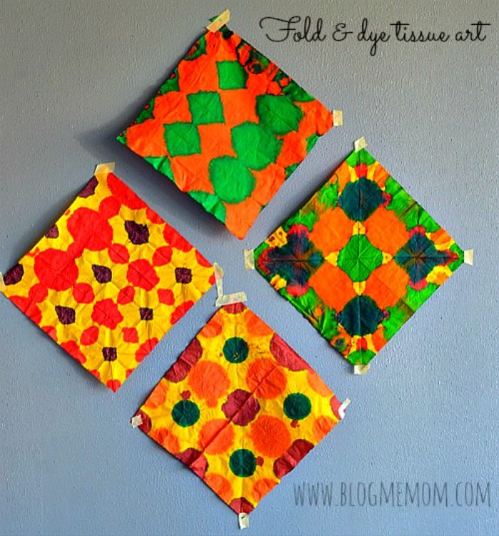 Colorful - Tissue Paper Art! 