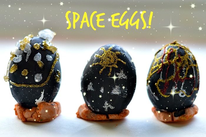 Easter Egg Decoration : Space Eggs